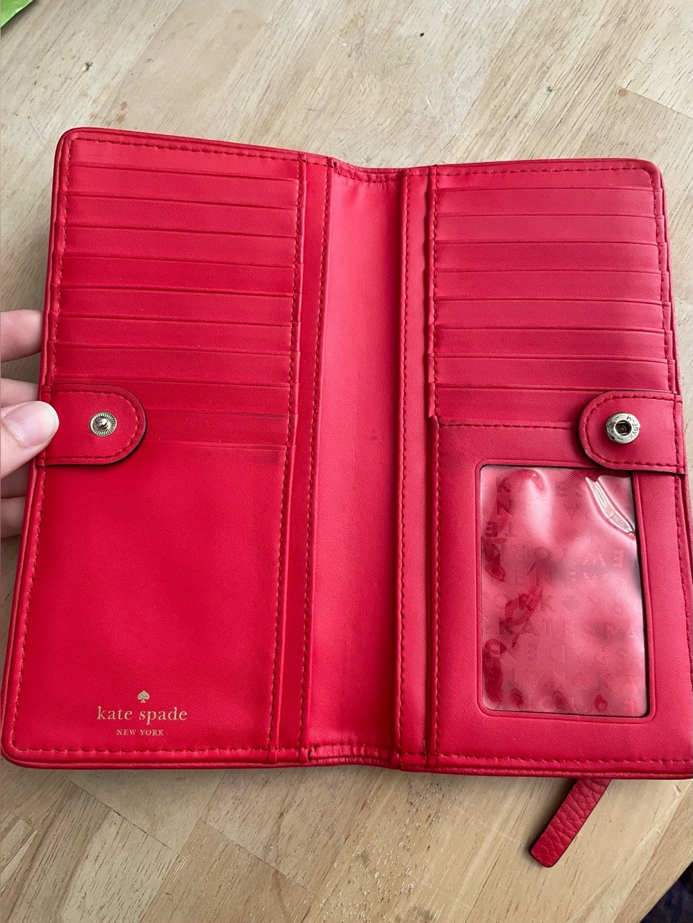 kate spade new york Cobble Hill Stacy Wallet parrot feather PWRU4939 - Picture 4 of 6